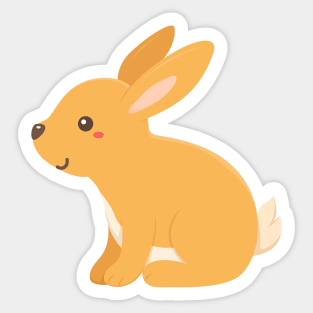 Rabbit Kids Toddlers Boys Girls Baby Bunny Sticker